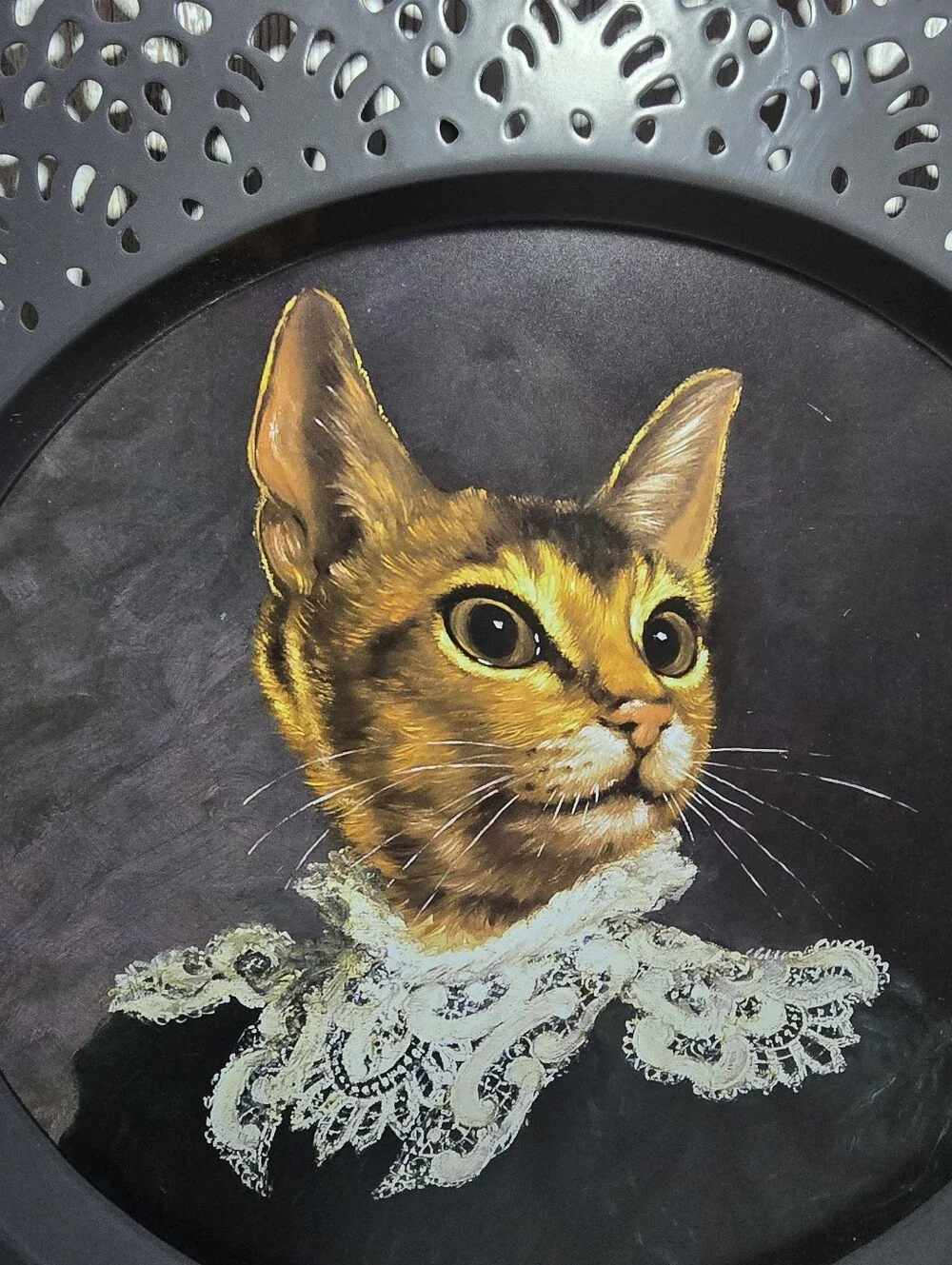 RARE Thierry Poncelet Limited IKEA Exclusive SKURAR Victorian Cat Portrait
